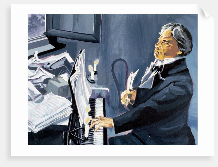Ludwig van Beethoven (1770-1827) by Anonymous