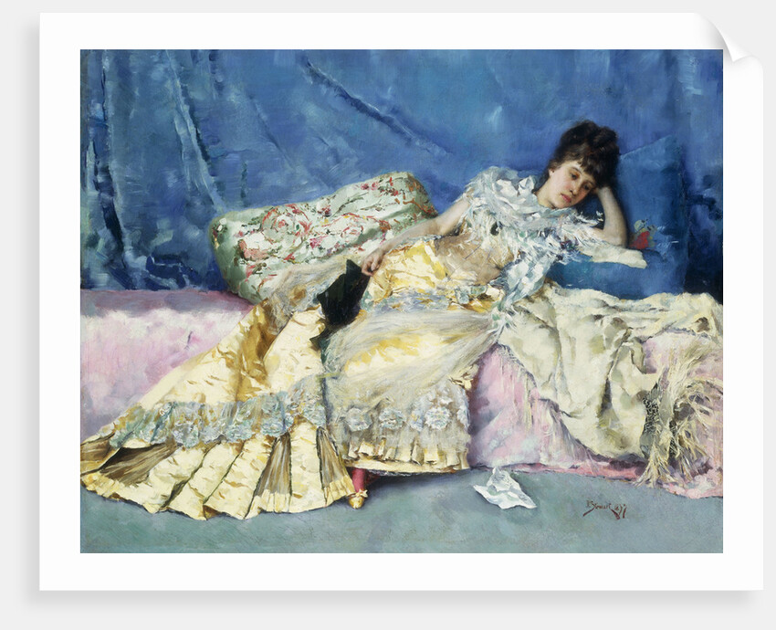 Lady on a Divan by Julius Leblanc Stewart