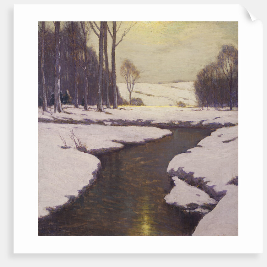 Melting Snow by Charles Warren Eaton