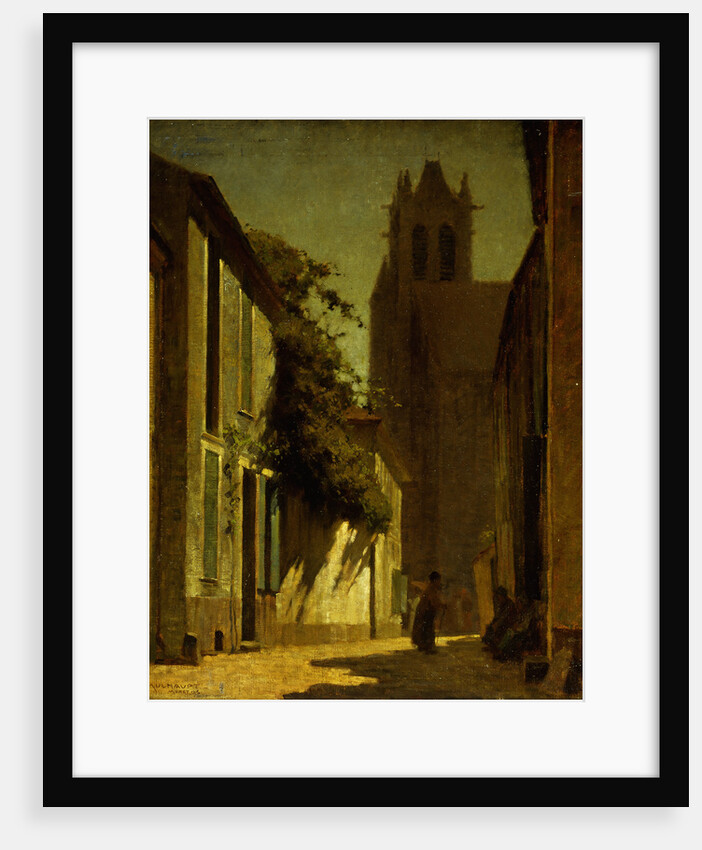 Street Scene, Moret by Frederick John Mulhaupt