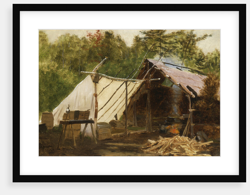 Camp in the Main Wood No. 3 by John George Brown