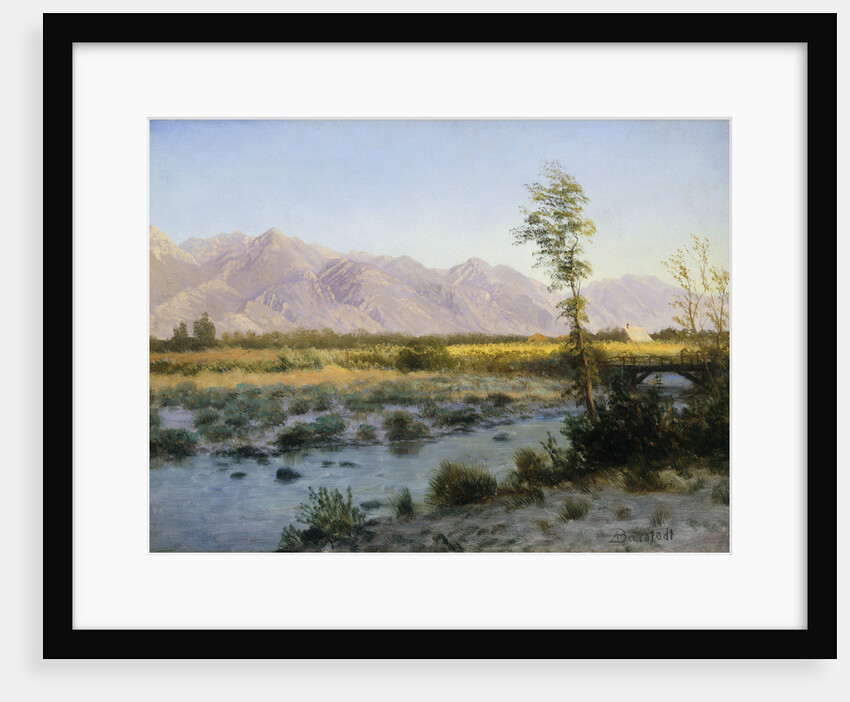 Prairie Landscape by Albert Bierstadt