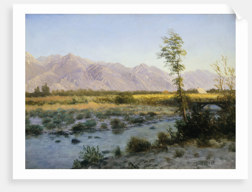 Prairie Landscape by Albert Bierstadt