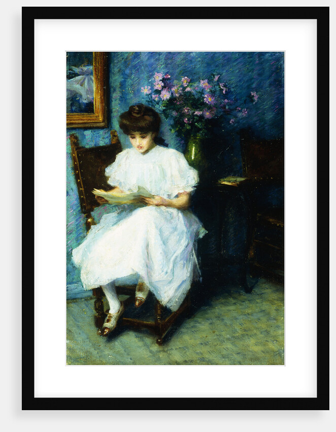 Reading in the Parlor by Anonymous