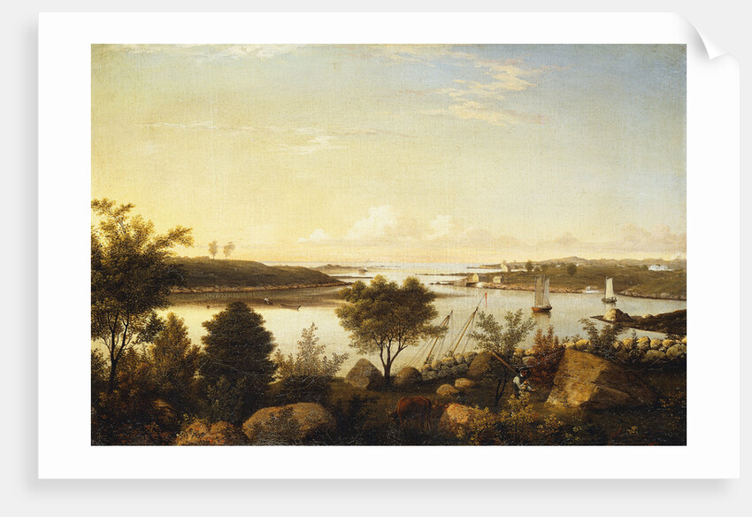 The Annisquam River Looking Toward Ipswich Bay by Fitz Hugh Lane