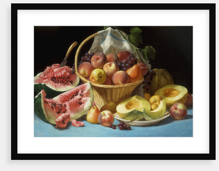 Melons, Peaches and Grapes by John F Francis