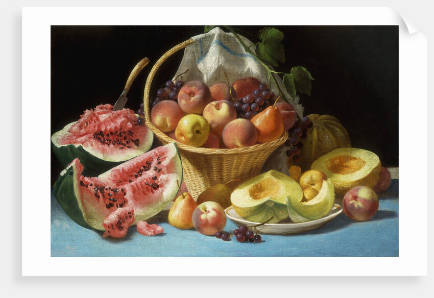 Melons, Peaches and Grapes by John F Francis