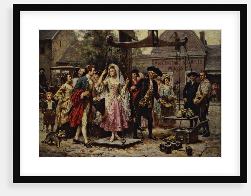 Her Weight in Gold by Jean Leon Gerome Ferris