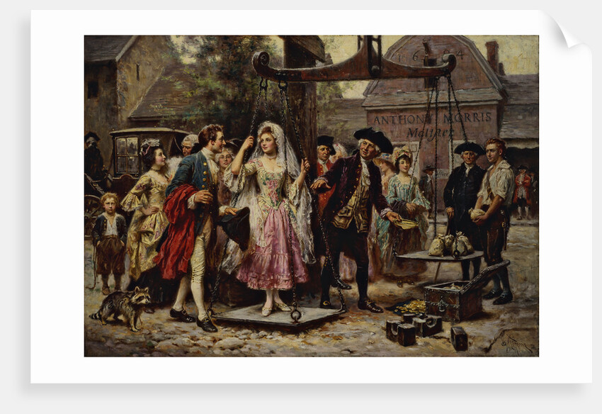 Her Weight in Gold by Jean Leon Gerome Ferris