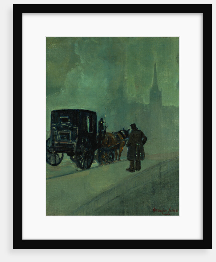 Foggy Night, New York by George Benjamin Luks
