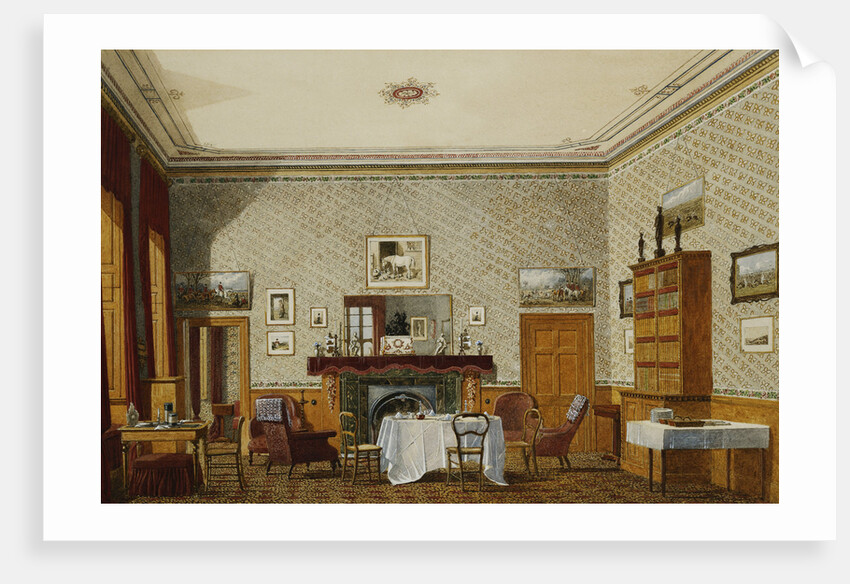 The Interior of a Room, Christ Church, Oxford by George Pyne