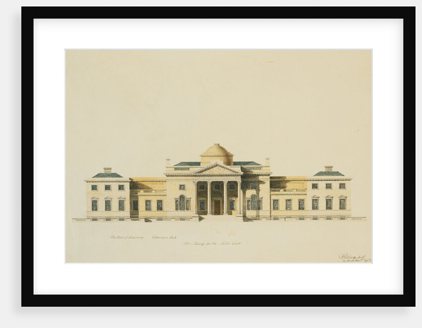 Two Projects for the Earl of Ailsbury's House, Tottenham Park, Wiltshire by Peter Frederick Robinson