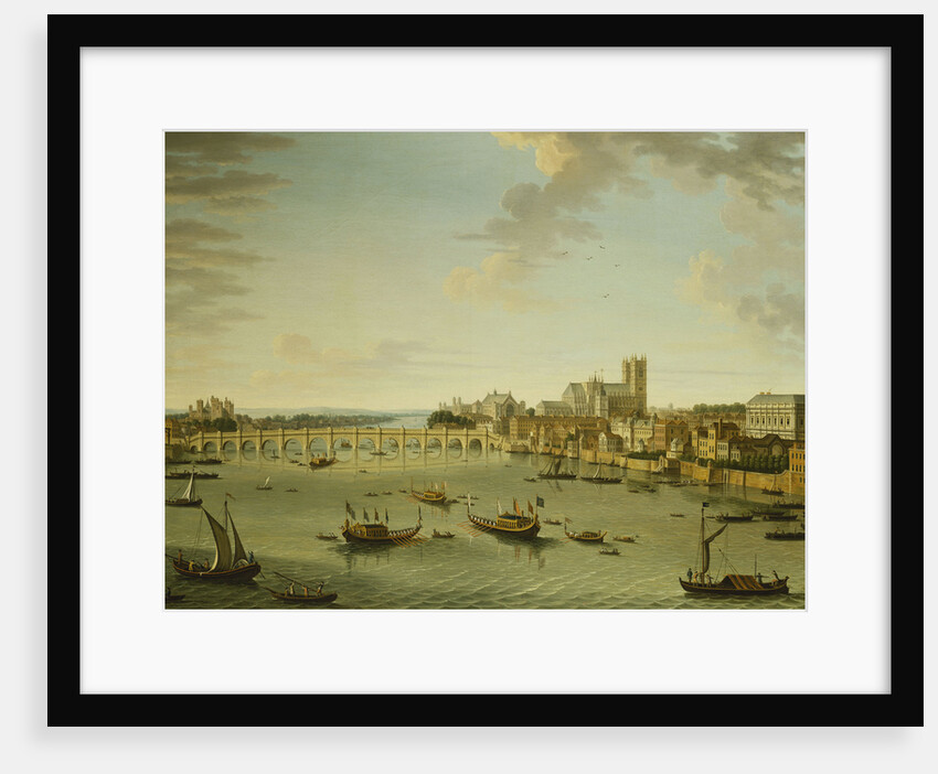 The Thames from the Terrace of Somerset House Looking Towards Westminster by Antonio Joli