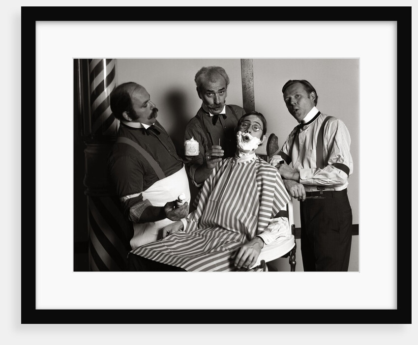 1970s 19th century style barbershop quartet singing together by Anonymous