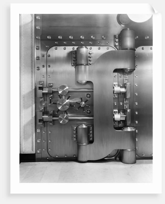 1930s bank vault by Anonymous