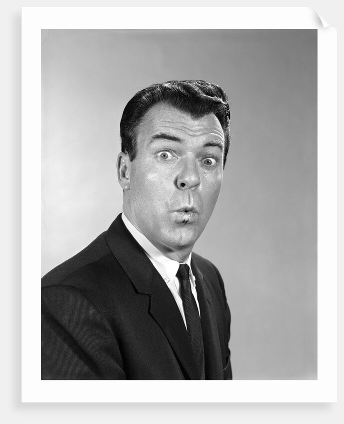 1960s man making a funny face by Anonymous