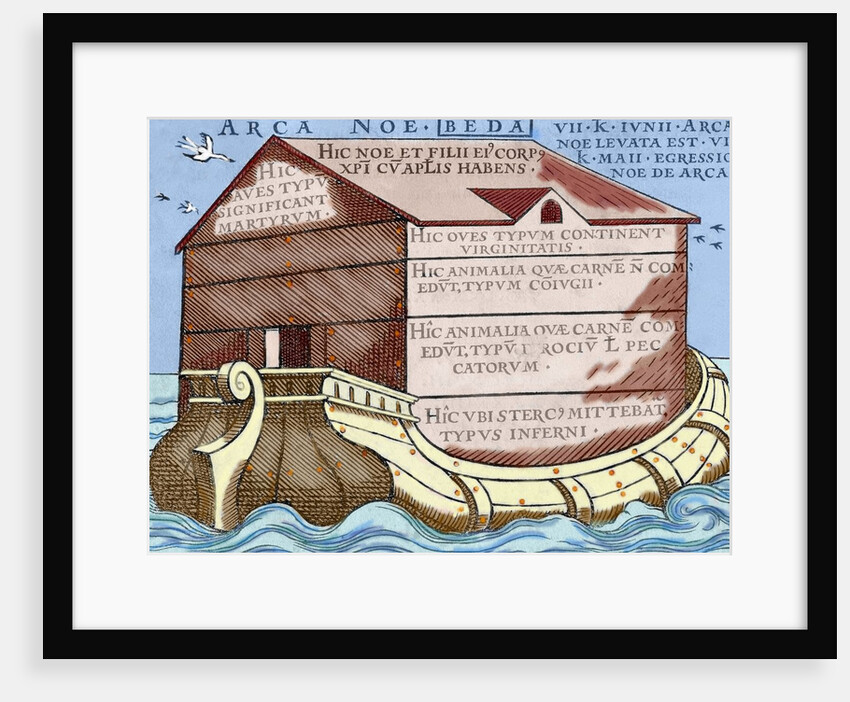 Noah's Ark in 'De Linguis gentium, libellum' by Anonymous