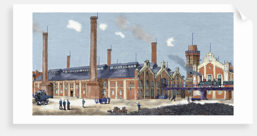 Gas plant in Cologne, Germany by Anonymous