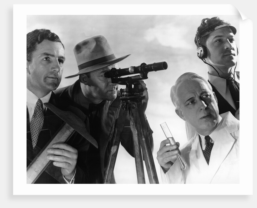 1950s male professionals by Anonymous