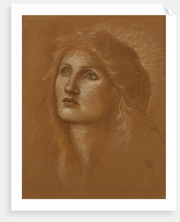 Head of a Woman by Edward Burne-Jones