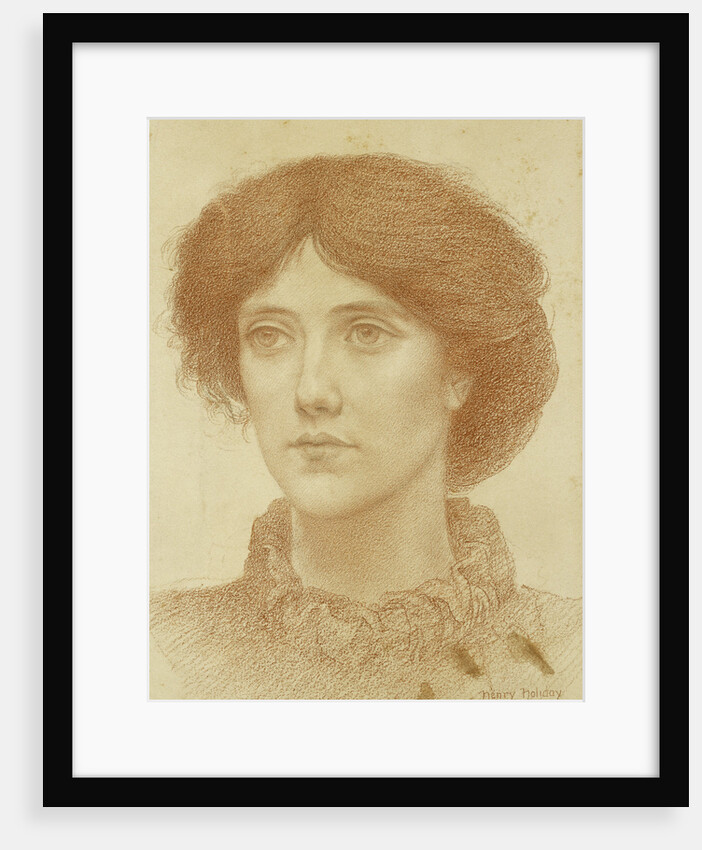 Portrait of Mrs Wheeler, Bust Length by Henry Holiday