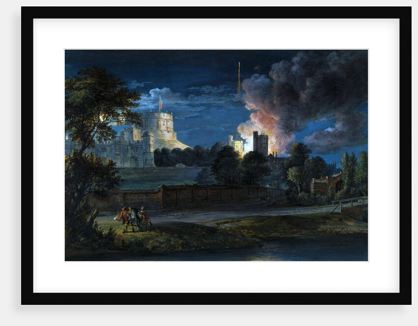 Windsor Castle from Datchet Lane on a Rejoicing Night by Paul Sandby