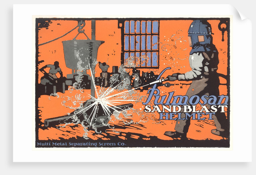 Pulmosan Sandblast Helmet Ad by Anonymous