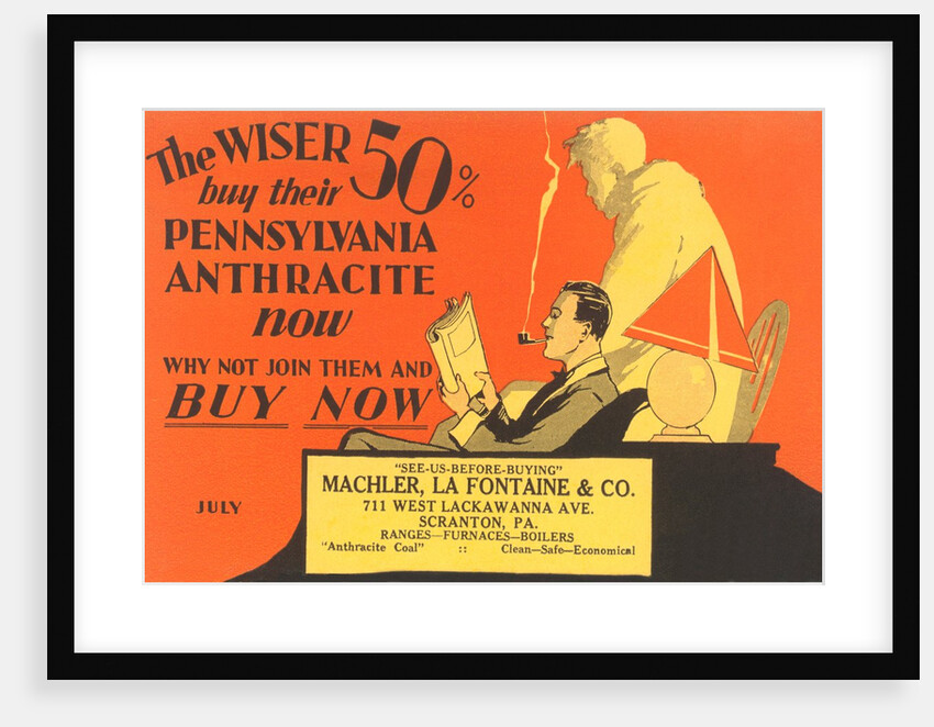 Advertisement for Coal by Anonymous