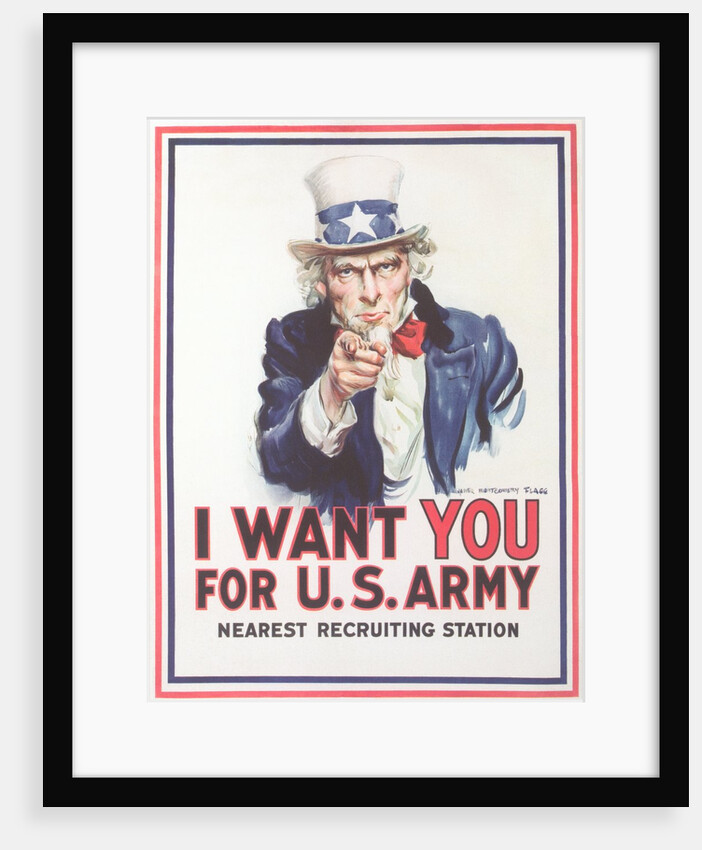 Vintage Army Recruiting Poster by Anonymous