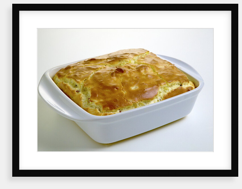 Bacon and leek souffle by Anonymous