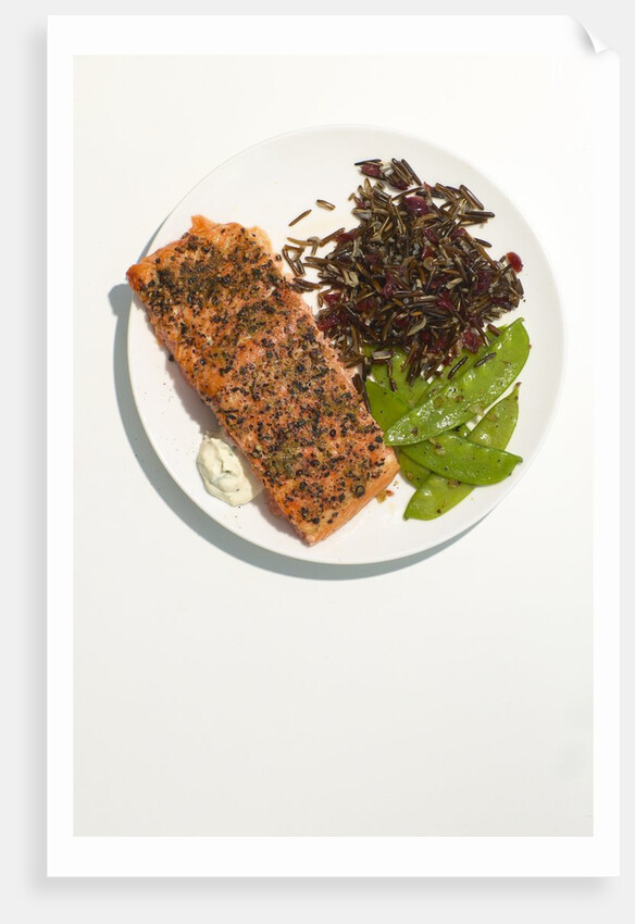 Lemon-pepper salmon by Anonymous