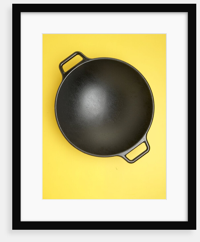 Cast iron wok by Anonymous