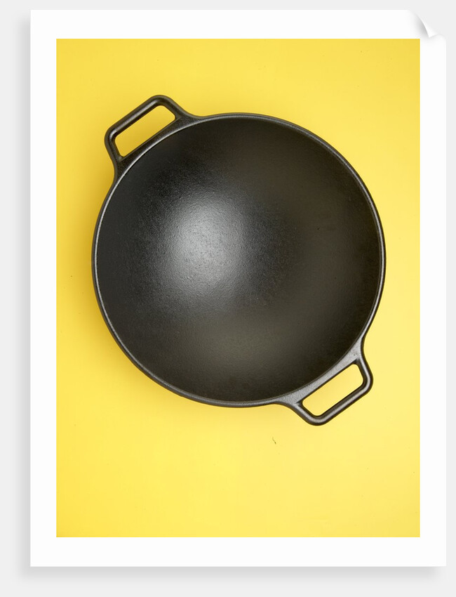 Cast iron wok by Anonymous