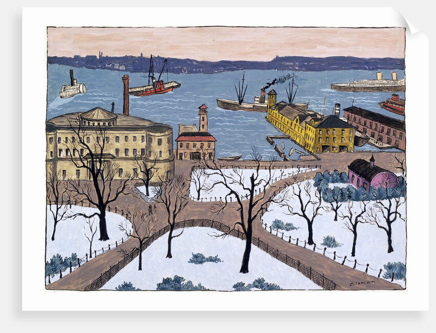 Battery Park by Glenn O. Coleman