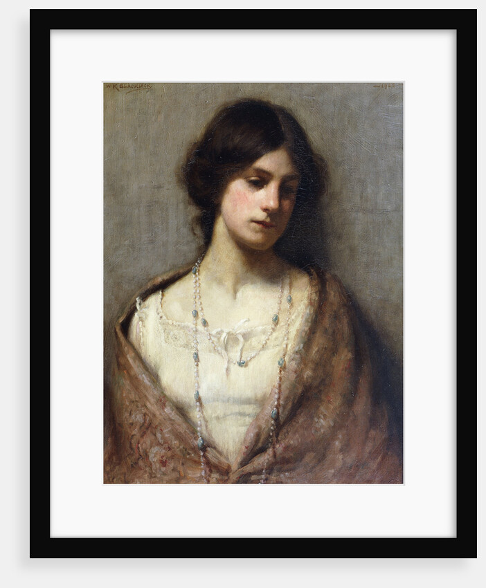 Portrait of a Woman, Half Length by William Kay Blacklock
