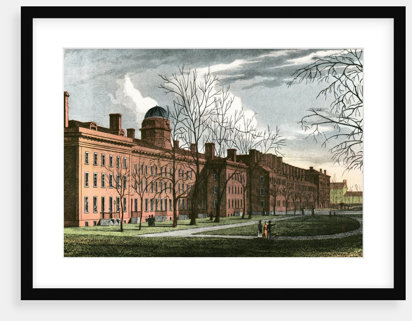 American Colleges Series: Columbia University and College Green in 1830. by Anonymous