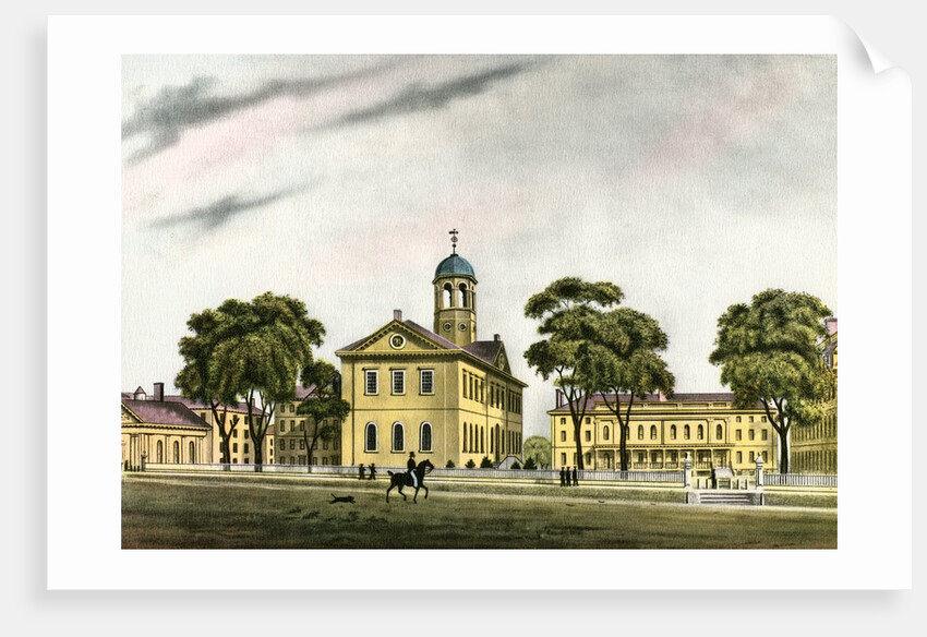 American Colleges Series: Harvard University in 1828. by Anonymous