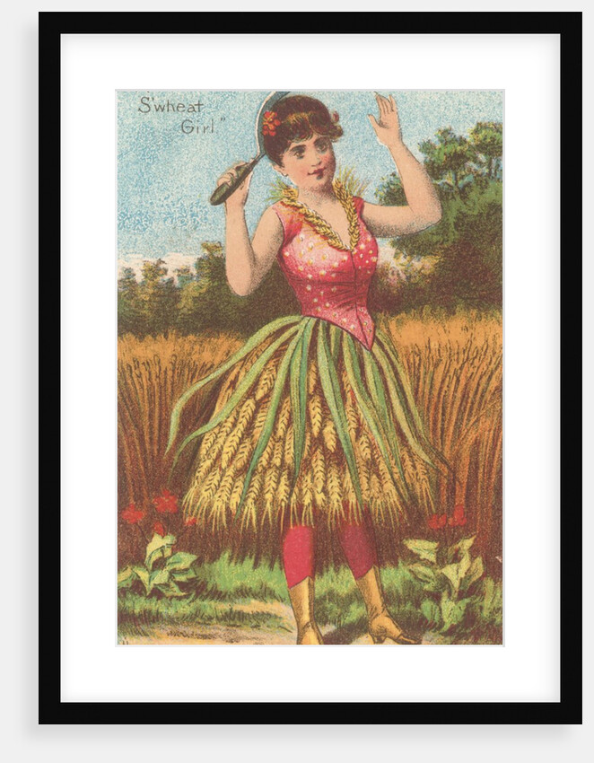 A S'wheat Girl by Anonymous