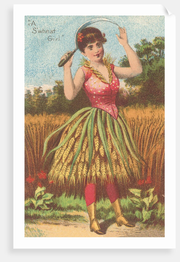 A S'wheat Girl by Anonymous