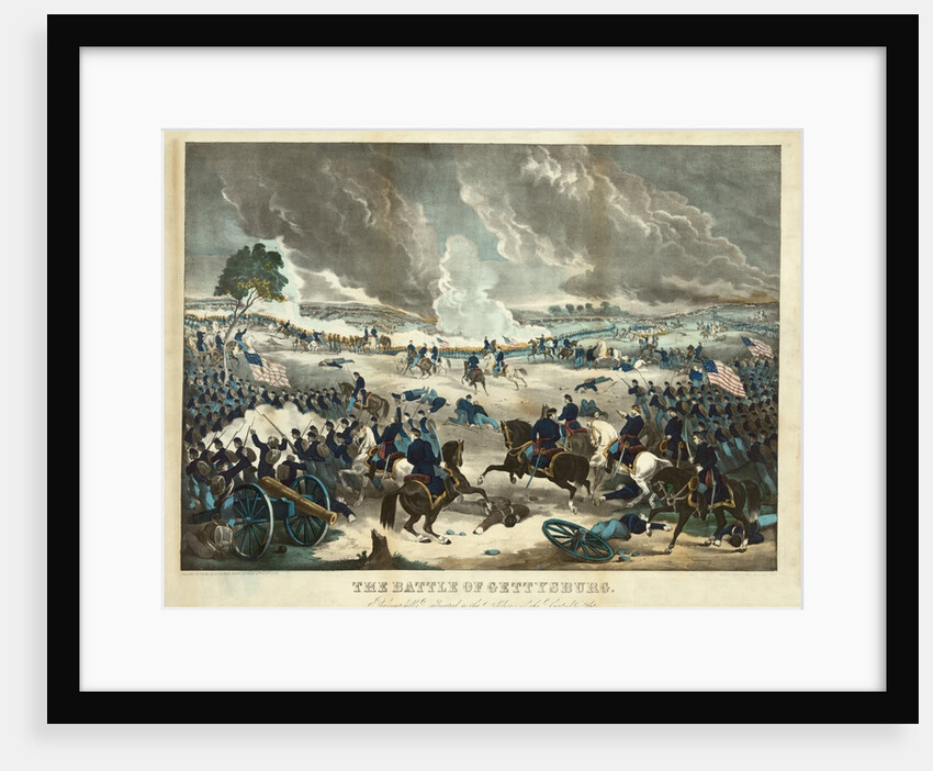 The Battle of Gettysburg by Anonymous