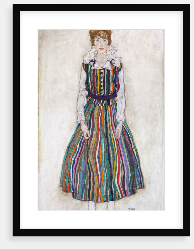Portrait of Edith (the artist's wife) by Egon Schiele