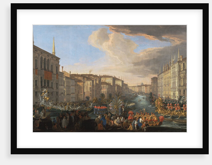 Regatta on the Grand Canal in Honor of Frederick IV, King of Denmark by Luca Carlevarijs