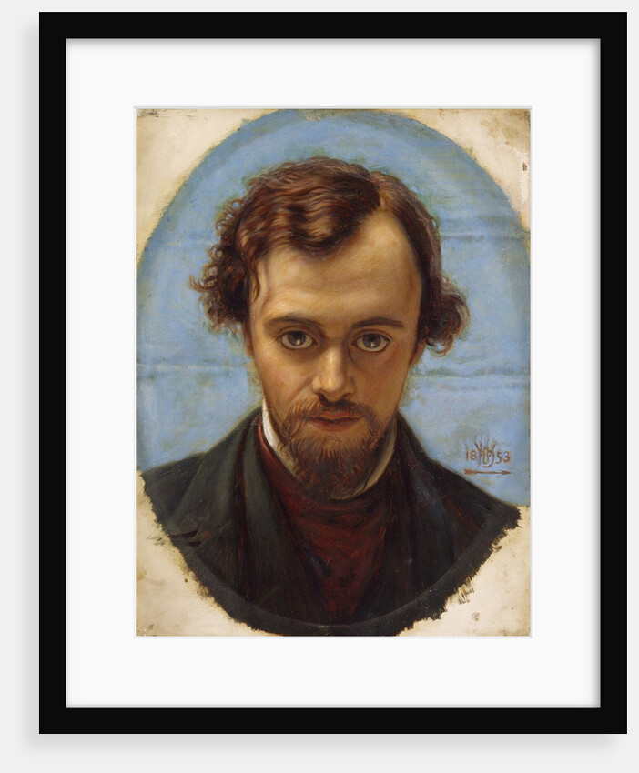 Portrait of Dante Gabriel Rossetti by William Holman Hunt