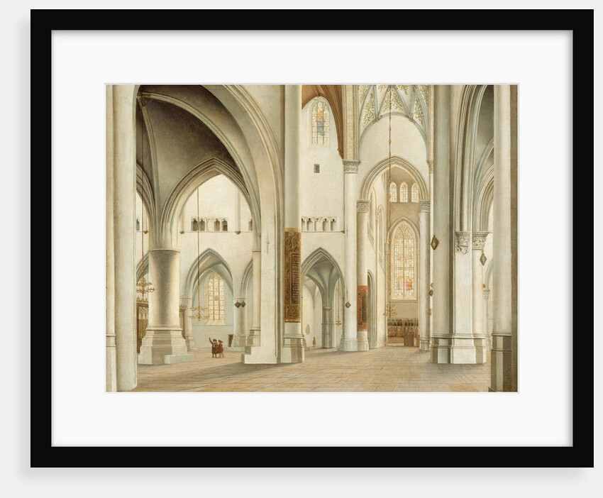 Interior of St. Bavo Cathedral, Haarlem by Pieter Saenredam