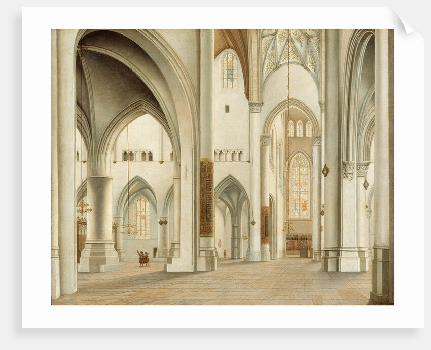 Interior of St. Bavo Cathedral, Haarlem by Pieter Saenredam