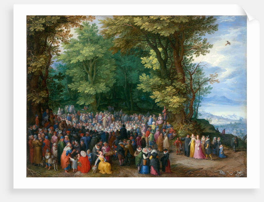The Sermon on the Mount by Jan Brueghel the Elder