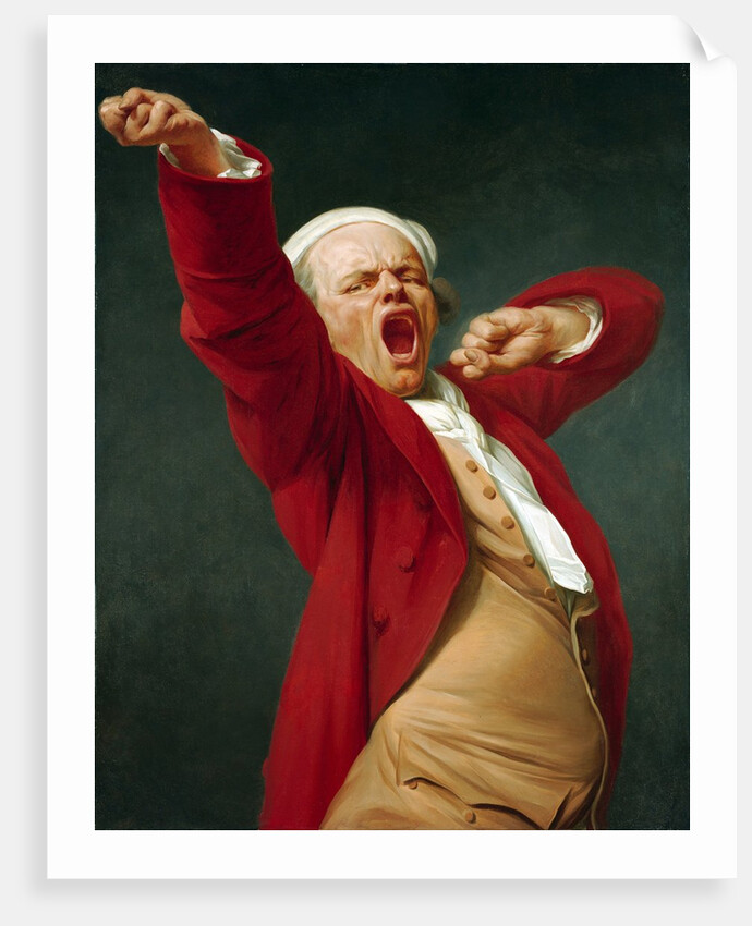 Self-Portrait, Yawning by Joseph Ducreux