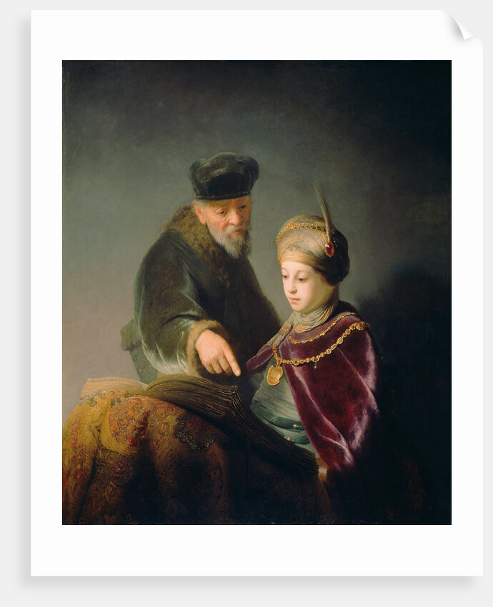 A Young Scholar and his Tutor by Rembrandt van Rijn