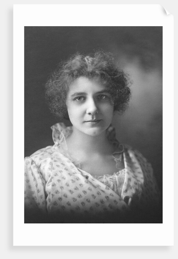 Young woman portrait, ca. 1910. by Anonymous