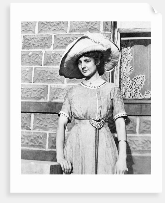 Young woman portrait, ca. 1912. by Anonymous